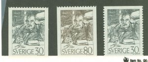 Sweden #550-52 Unused Single (Complete Set)