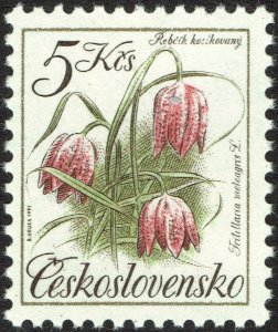 Czechoslovakia #2841 MNH - Flowers (1991)