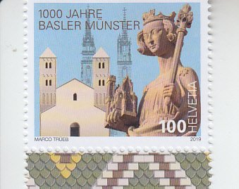 2019 Switzerland Basil Cathedral  (Scott NA) MNH