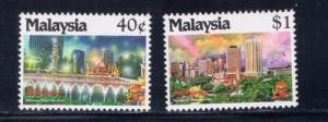 Malaysia 421-22 Hinged 1990 set 