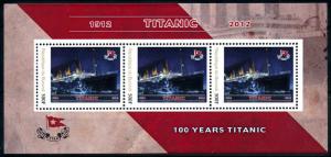 [76703] Burundi 2012 Ships RMS Titanic Sheet MNH