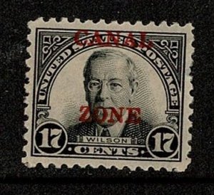 Canal Zone #91 MH overprint on 17c USA