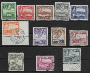 ANTIGUA SG98/109 1938-51 DEFINITIVE SET USED