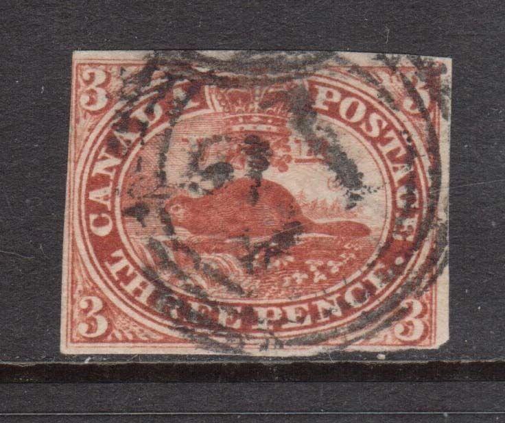 Canada #4c Used With Ideal 4 Ring 21 Cancel