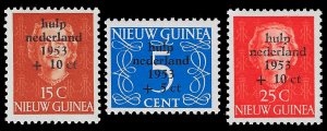 Netherlands New Guinea 1953 Sc B1-3 MVLH vf