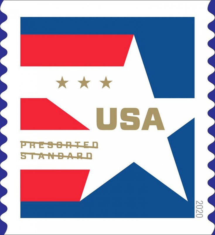 #5433 2020 Presort Star Single  - MNH