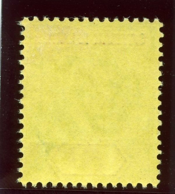 Cayman Islands 1908 KEVII 5s green & red/yellow MLH. SG 32. Sc 28.