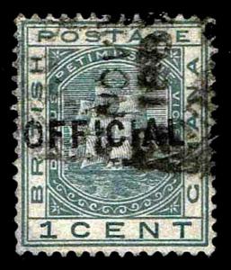 1877 British Guiana #O6 Official - Used - VF/XF - CV$70.00 (ESP#3161)