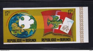 Burundi 1974 UPU Imperf MNH  15711