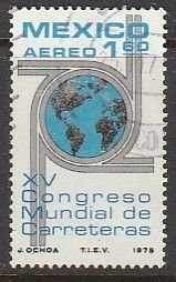 MEXICO C470 World Road Congress USED. F-VF. (1327)