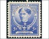 USA 1940 Used SC872 Frances E. Willard Ultramarine 5 Cent 1940*STOCK IMAGE*