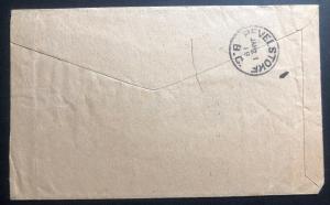 1918 Bonn Germany YMCA Canadian Field Post Censored Cover To Revelstoke WWI