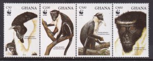 Ghana 1674-1677 Monkeys MNH VF