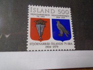 Iceland  #  520  MNH   Birds
