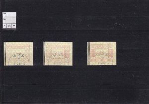 austria atm  automatic vending stamps labels  ref 13315