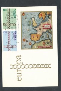 D456220 Spain Maximum Card Europa CEPT 1971 Chain of O's