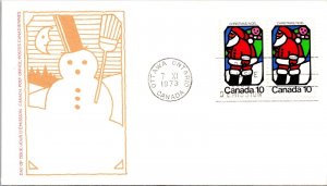 Canada 1973 FDC Christmas Cover - Ottawa, Ont - Single - F76608