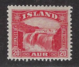 Iceland SC#171 Mint F-VF hr...Worth a Close Loo