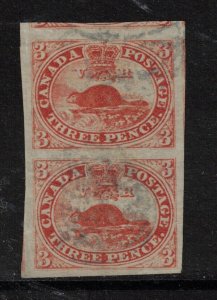 Canada #4d Extra Fine Used Gem Pair With Ideal Light Cancel & Huge Margins