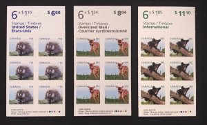 Canada BK518-10 Booklets Set (3)