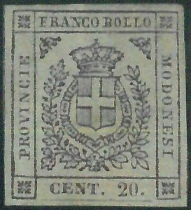 87672 - ANTICHI STATI: MODENA - Sassone 16 nuovo linguellato - BELLO!