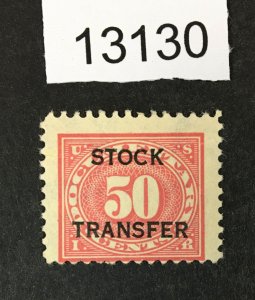 MOMEN: US STAMPS  # RD9 MINT OG NH LOT #13130