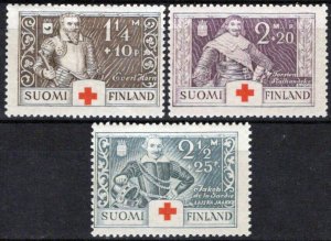Finland B15-B17 MNH Semi-Postal Evert Horn Jakob de la Gardie ZAYIX 032323SM140