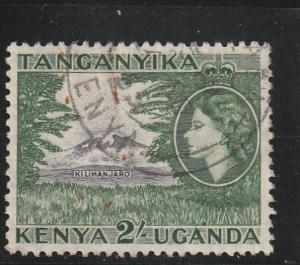 Kenya, Uganda & Tanzania  Scott#  114  Used