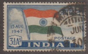 India Scott #201 Stamp - Used Single