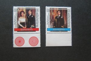 Bahamas Sc 602-603 Royal Family Set MNH