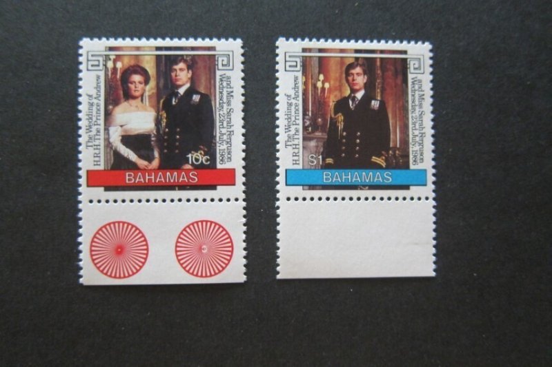 Bahamas Sc 602-603 Royal Family Set MNH