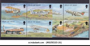 ISLE OF MAN - 1997 AIRPLANES / AVIATION - 8V - MINT NH