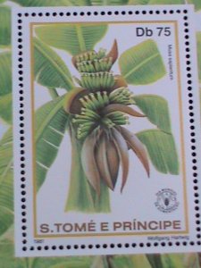 ST.THOMAS-1981 SC#643 WORLD FOOD DAY- BANANA TREES MNH S/S SHEET-VERY FINE