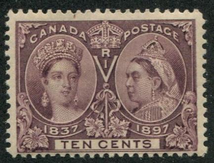 Canada SC# 57 (SG# 131) Victoria Jubilee 10cMint hinged