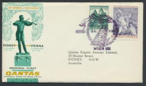 1965 Qantas First Flight Cover - Vienna  Sydney AAMC 1543 SPECIAL - please re...