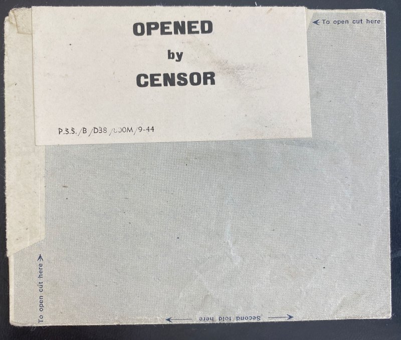 1945 Poland Polish Forces In British Army OAS Air Letter Cover To London England