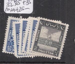 Pakistan SG 32 X 5 + 35 MNH (10dii)