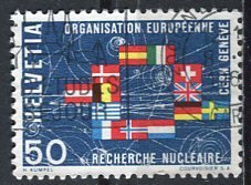 Switzerland 1966: Sc. # 475; Used Single Stamp