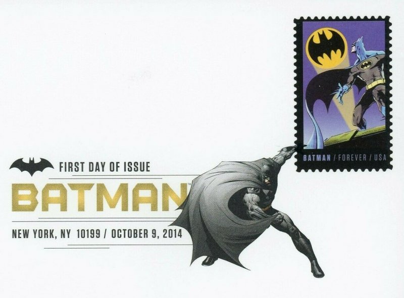 U.S.  Batman  Scott 4928 - 4935 Set of 8 DCP Cancel First Day Covers