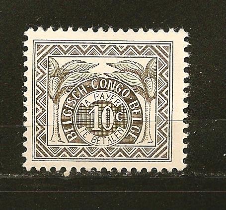 Belgian Congo J13 Postage Due MNH