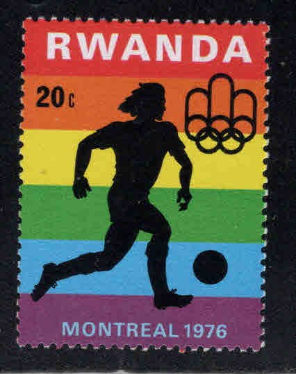 RWANDA Scott 762 Unused Montreal Olympic stamp