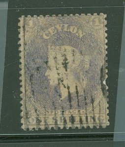 Ceylon #23 Used Single (Queen)