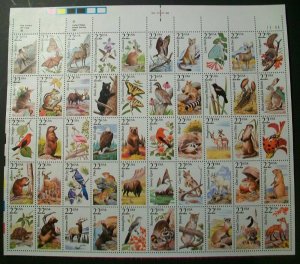 MALACK 2286-2335 WILDLIFE SHEET, VF OG NH, post offi..MORE.. w9939a