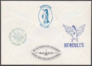 NEW ZEALAND ROSS DEPENDENCY 1978 signed flight cover ex Scott Base..........W362