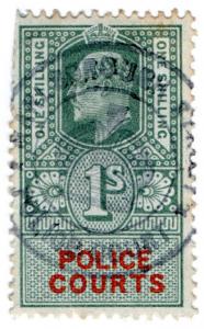 (I.B) Edward VII Revenue : Police Courts 1/-