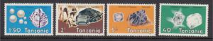Tanzania 310-3 Minerals mnh