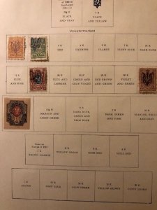 5 Album Pages of Ukraine White Russia