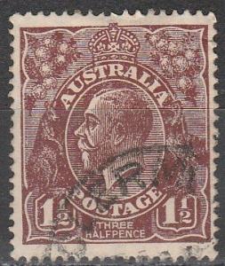 Australia #63   F-VF Used CV $4.25 (A2535)