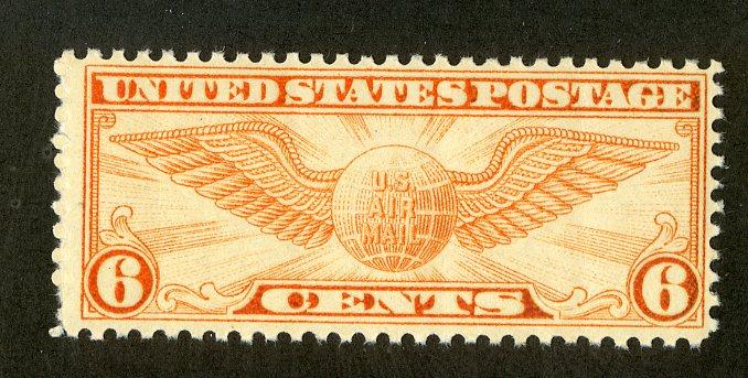 U.S. C19 MNH SCV $3.50 BIN $2.00 GLOBE WITH WINGS, AIR MAIL