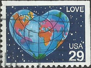 # 2536 USED HEART SHAPED GLOBE    